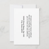 Rustic Country Charm Sunflower Moving Announge Aankondiging (Achterkant)