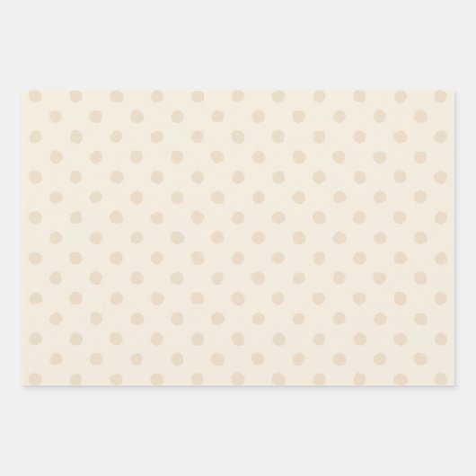 Rustic Country Chic Cream Patterns  Inpakpapier Vel