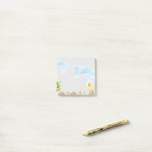 * Rustic Country Chicken Hops Boerderij Chic Post-it® Notes (Op bureau)
