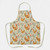Rustic Country Chicken Pattern Schort (Voorkant)