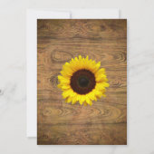 Rustic Country cowboy Wedding rehearings diner Kaart (Achterkant)