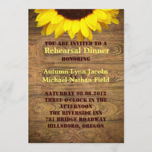 Rustic Country cowboy Wedding rehearings diner Kaart