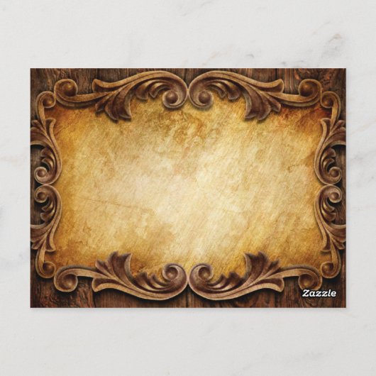 Rustic Country Cowboy Westerne bruiloft bedankt Briefkaart (Achterkant)