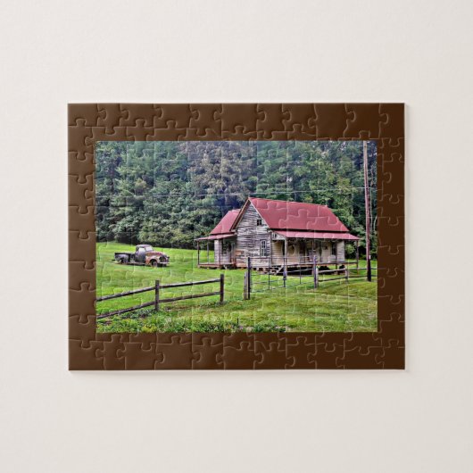 Rustic Country Farmhouse Puzzle Legpuzzel (Horizontaal)