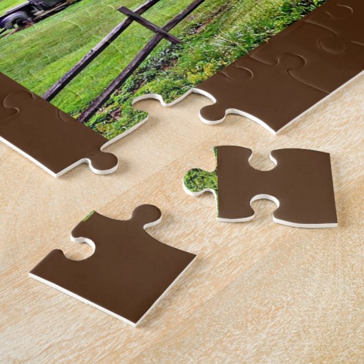 Rustic Country Farmhouse Puzzle Legpuzzel (Zijkant)