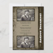 Rustic Country Foto Afstuderen Annountion Aankondiging (Voorkant)