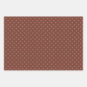 Rustic Country Gingham and Polka Dots Inpakpapier Vel (Voorkant 2)
