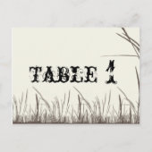 Rustic Country Grasslands Tafelnummer (Voorkant)