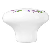 Rustic Country Greenery Wreath Keramische Knop (Zijkant)