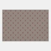 Rustic Country Hearts en Homespun Inpakpapier Vel (Voorkant)