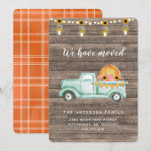 Rustic Country Herfst Harvest Moving Announance (Voorkant / Achterkant)