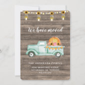 Rustic Country Herfst Harvest Moving Announance (Voorkant)