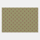 Rustic Country Homespun en Hearts Inpakpapier Vel (Voorkant 2)