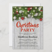 Rustic Country Kerstfeest Kaart (Voorkant)
