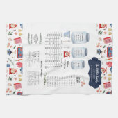 Rustic Country Kitchen Conversion Monogram Theedoek (Horizontaal)