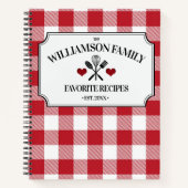Rustic Country Kitchen Family Cookbook Notitieboek (Voorkant)