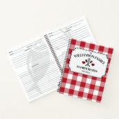 Rustic Country Kitchen Family Cookbook Notitieboek (Binnen)