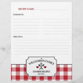 Rustic Country Kitchen Family Recipe Multomap Inse