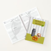 Rustic Country Kitchen with Name Recipe Book Notitieboek (Binnen)
