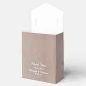 Rustic Country Kraft Wedding Bedankt Bedankdoosjes (Geopend)