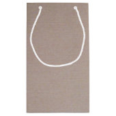 Rustic Country Kraft Wedding Dank je wel Klein Cadeauzakje (Achterkant)