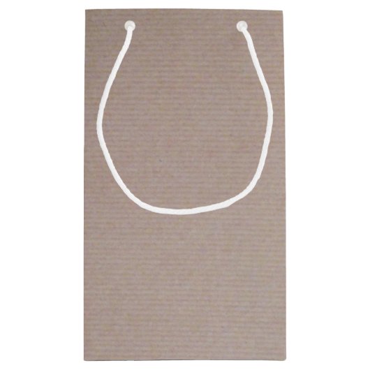 Rustic Country Kraft Wedding Dank je wel Klein Cadeauzakje (Achterkant)