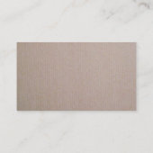 Rustic Country Kraft Wedding Website Informatiekaartje (Achterkant)