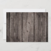 Rustic Country Lace | Fotogradatiepartij hout Kaart (Achterkant)