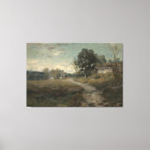 Rustic Country Landscape Vintage Wall Art Canvas Afdruk (Voorkant)