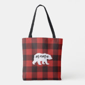 Rustic Country Mama Beer Flannel Pset Pattern Tote Bag (Achterkant)