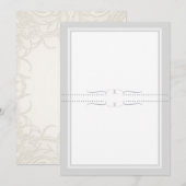 Rustic Country Mason Jar Lace in Lavender Floral (Voorkant / Achterkant)