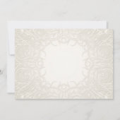 Rustic Country Mason Jar Lace in Lavender Floral Kaart (Achterkant)