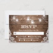 Rustic Country Mason Jar String Lights RSVP (Voorkant)