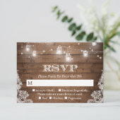 Rustic Country Mason Jar String Lights RSVP (Staand voorkant)