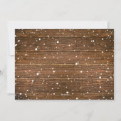 Rustic Country Merry 5 Foto Feestdagenkaart (Achterkant)