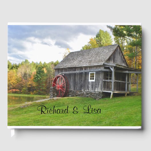 Rustic Country Mill in het najaar Gastenboek (Voorkant)