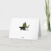 Rustic Country Mountain Beren Gelukkige Verjaardag Kaart (Achterkant)