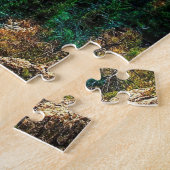 Rustic Country Mountains Natuur Legpuzzel (Zijkant)