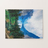 Rustic Country Mountains Natuur Legpuzzel (Horizontaal)