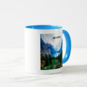 Rustic Country Mountains Natuur Mok (Voorkant rechts)