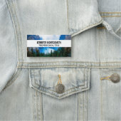 Rustic Country Mountains Natuur Naamplaatje (In situ)