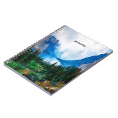 Rustic Country Mountains Natuur Notitieboek (Linkerzijde)