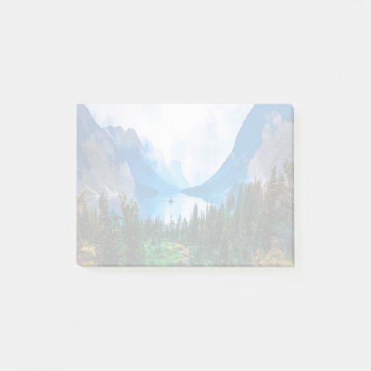 Rustic Country Mountains Natuur Post-it® Notes (Voorkant)