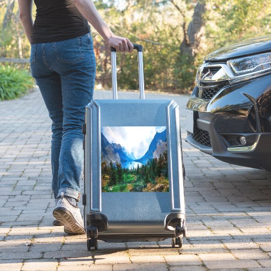 Rustic Country Mountains Natuur Sticker (Koffer Insitu)