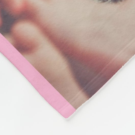 Rustic Country New Baby - Gepersonaliseerd fotocol Fleece Deken (Hoek)