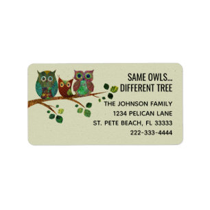 Rustic Country Ownership New Home Return Address Etiket
