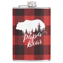 Rustic Country Papa Beer Flannel Pset Heupfles