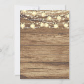 Rustic Country Party - 00th Birthday Kaart (Achterkant)