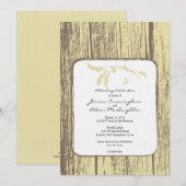 Rustic Country Party Uitnodiging (Voorkant / Achterkant)