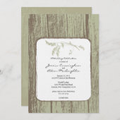 Rustic Country Party Uitnodiging (Voorkant / Achterkant)